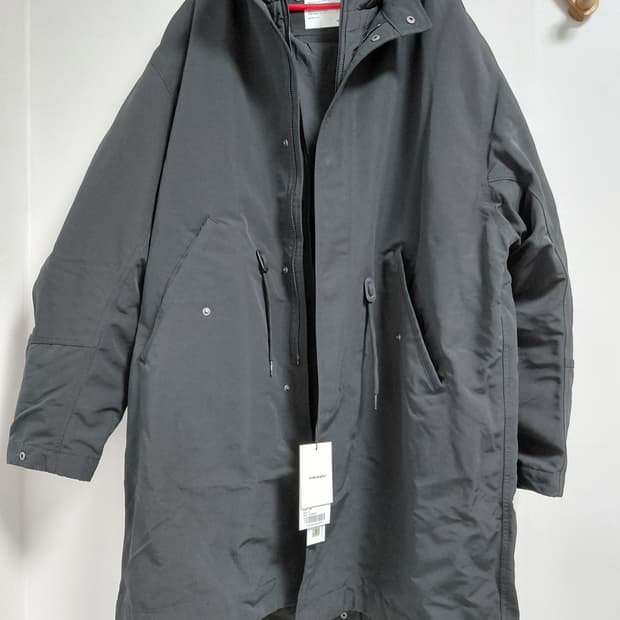 코드그라피 피쉬테일 롱파카 블랙 M