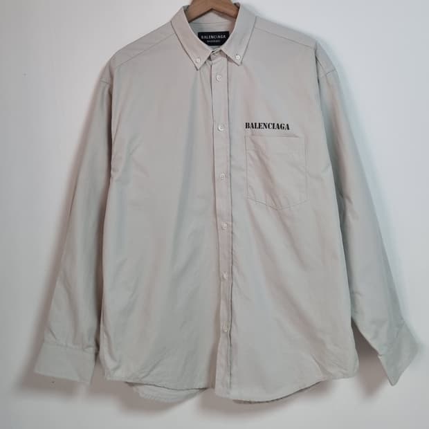XXL (110) 발렌시아가 베이지 셔츠