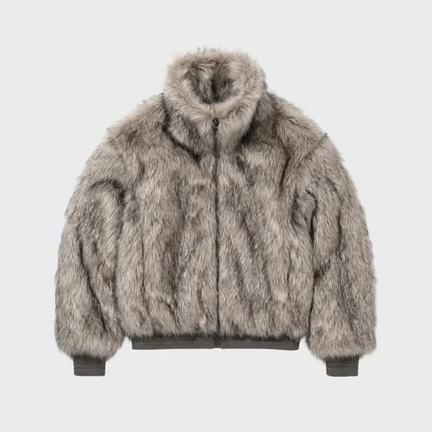 웰빙 익스프레스 퍼 자켓 그레이 M