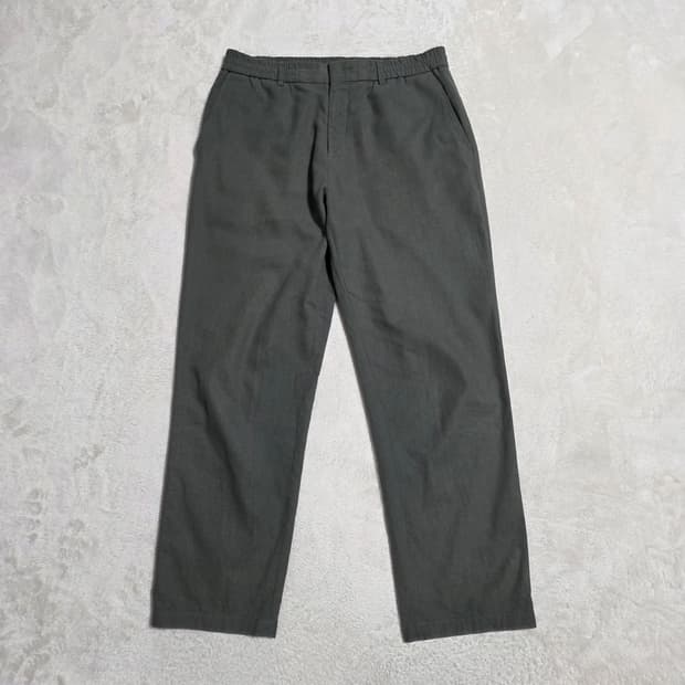 (32)마인드브릿지 린넨 혼방 밴딩 팬츠