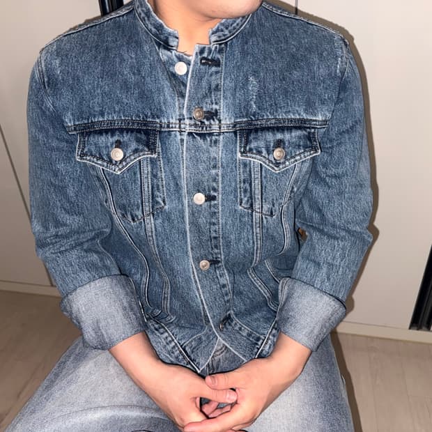 카라리스 데님 청자켓