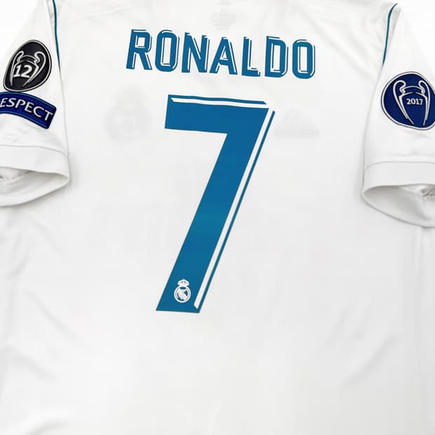 아디다스 17-18 레알 마드리드 홈 챔스킷 호날두 