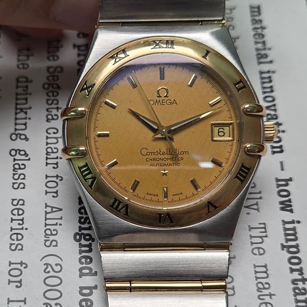 오메가 컨스틸레이션 18K콤비 풀바 최상위 크로노미터 오토매틱 
