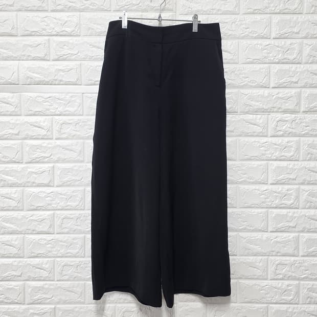 택포_ 베네통 여성 와이드 팬츠 블랙 29인치