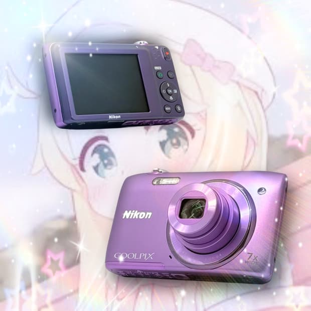 [연예인픽&소프트!] 니콘 쿨픽스 S3500 바이올렛 디지털카메라