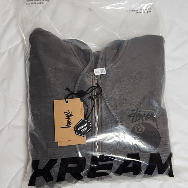 스투시 피그먼트 8볼 후드집업 M