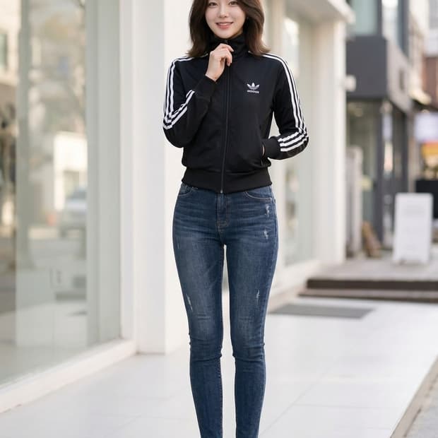 아디다스 오리지널 파이어버드 트랙탑 자켓 블랙