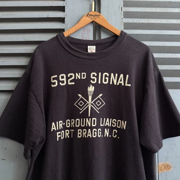 [L]WAREHOUSE 웨어하우스 592ND SIGNAL 티셔츠