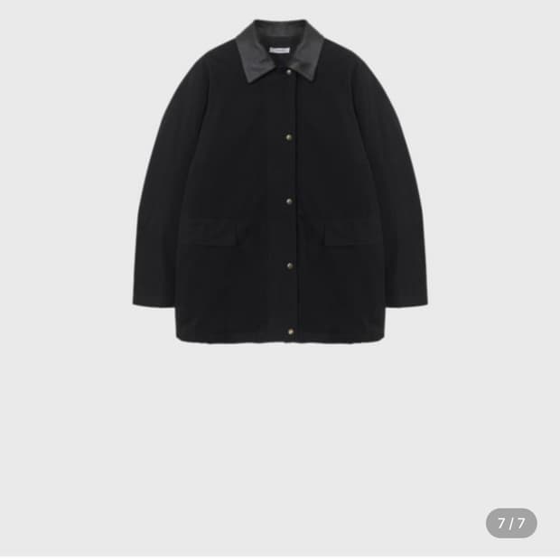 모노하 Coated cotton work jacket 블랙 구해요