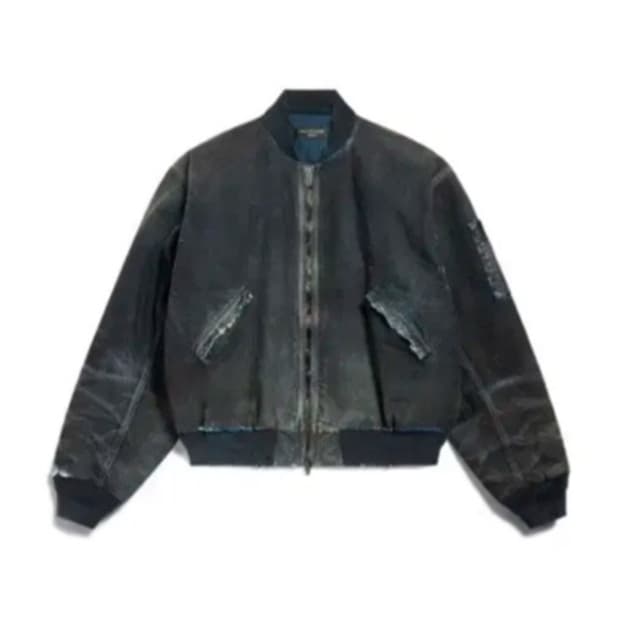 [구매중] 발렌시아가 데님 봄버 자켓