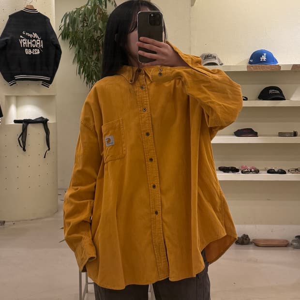 칼하트 코듀로이 포켓 셔츠 U489