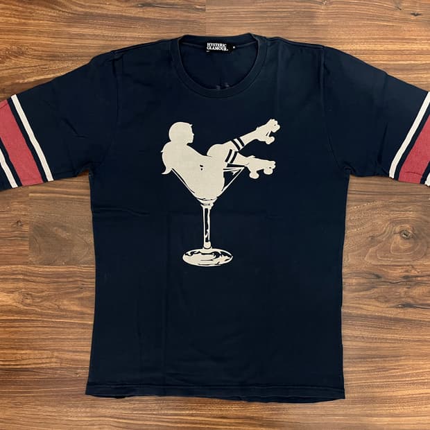 히스테릭 글레머 Detroit Derty Girls 반팔 7부 티셔츠M