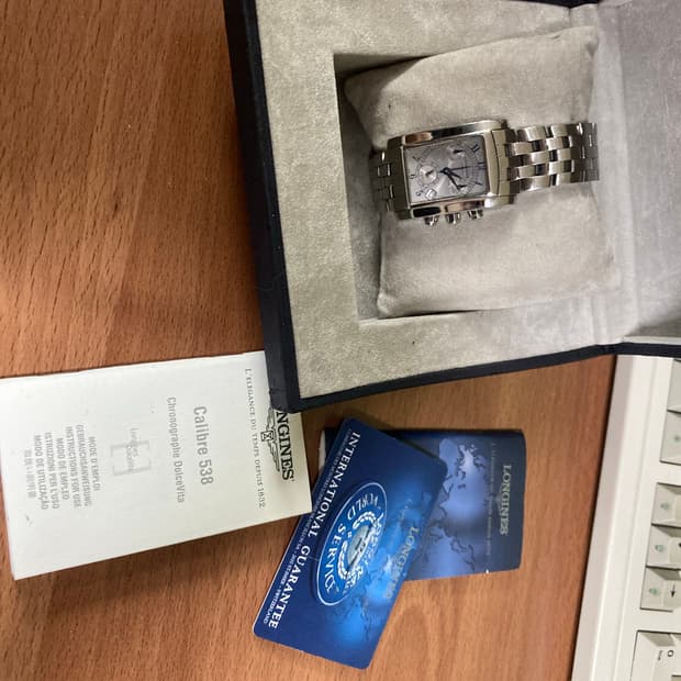 론진 돌체비타 크로노그래프 Cal.538 (일본 유통 / 풀셋)