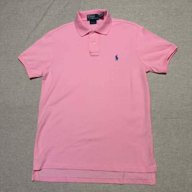 폴로 랄프로렌 핑크 반팔 카라티