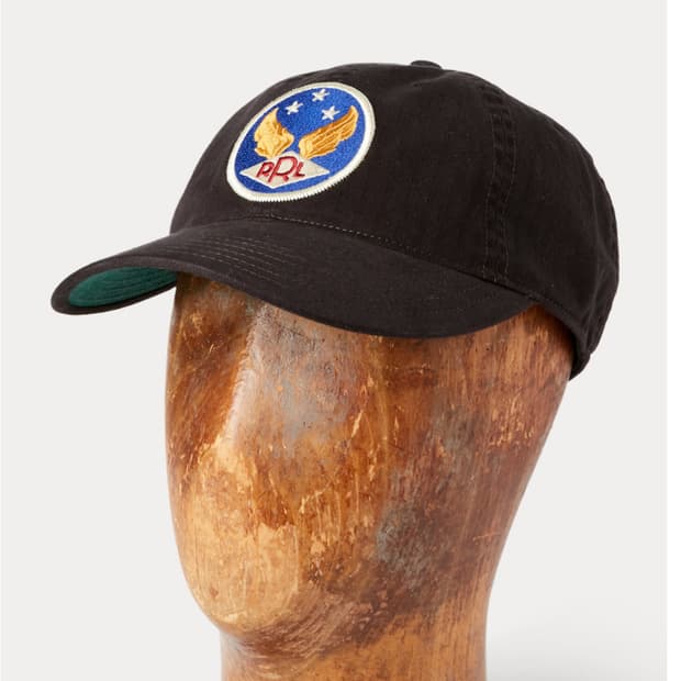 더블알엘 RRL 블랙 볼캡