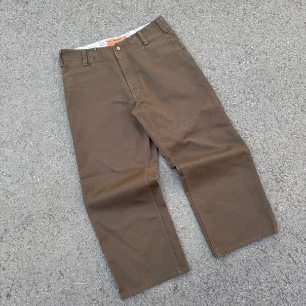 텐더로인 빈티지 브라운 치노팬츠
