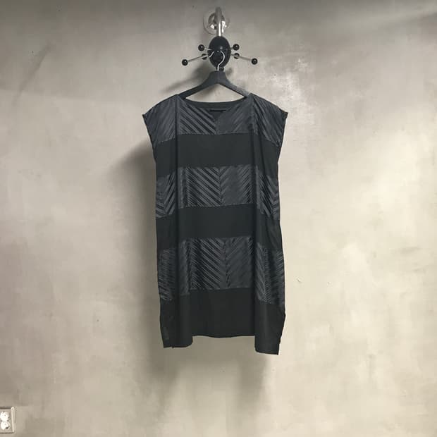 미 이세이 미야케 플리츠 블랙 원피스 F(W) 
