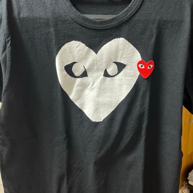 꼼데가르송 반팔티 s