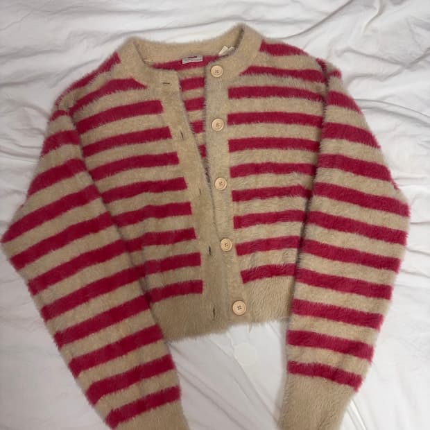 리바이스 스트라이프 가디건