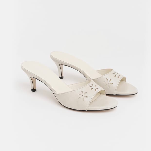 pieton 피에톤 뮬 jeje floral-cut mules 새상품