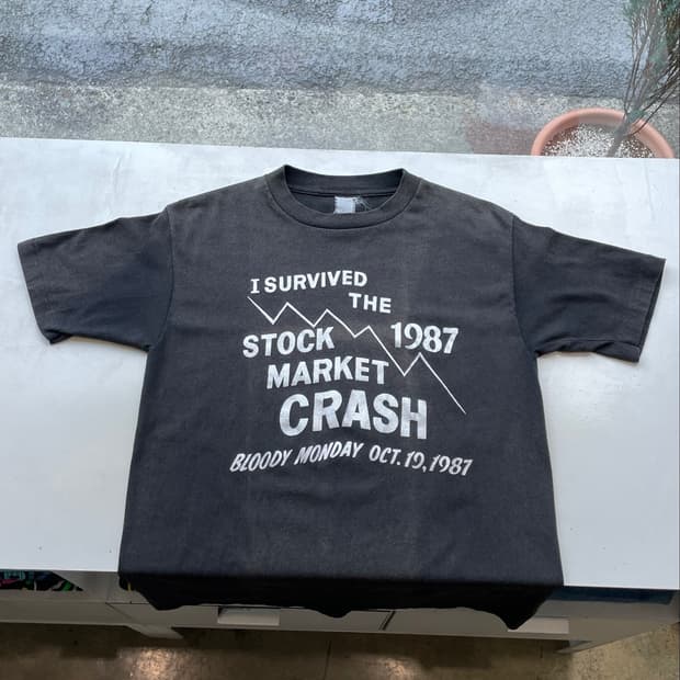 80’s “I survived stock market crush📉 “