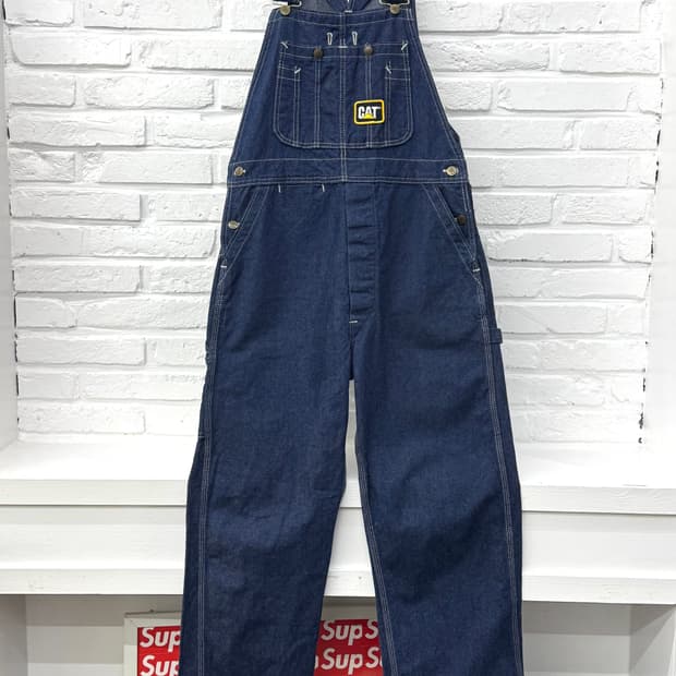 Caterpillar 데님 오버롤