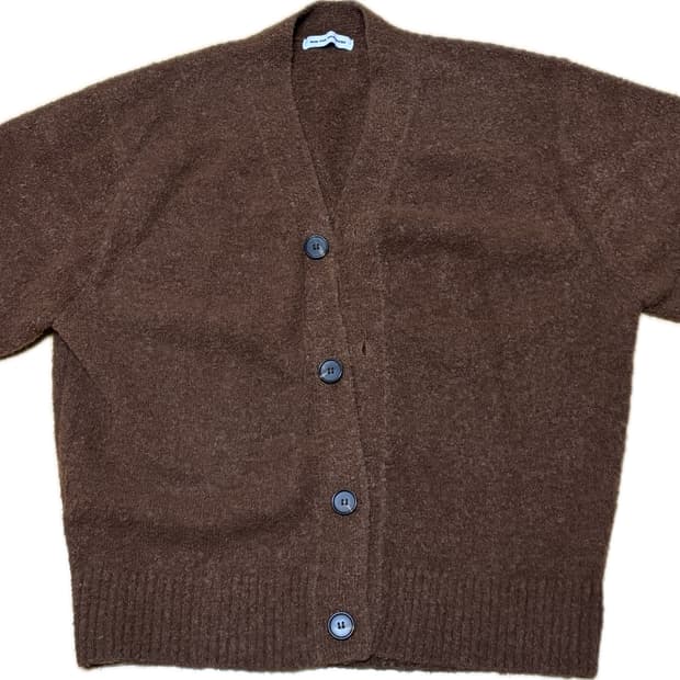 밈더워드로브 MIM THE WARDROBE 부클 가디건 브라운 M