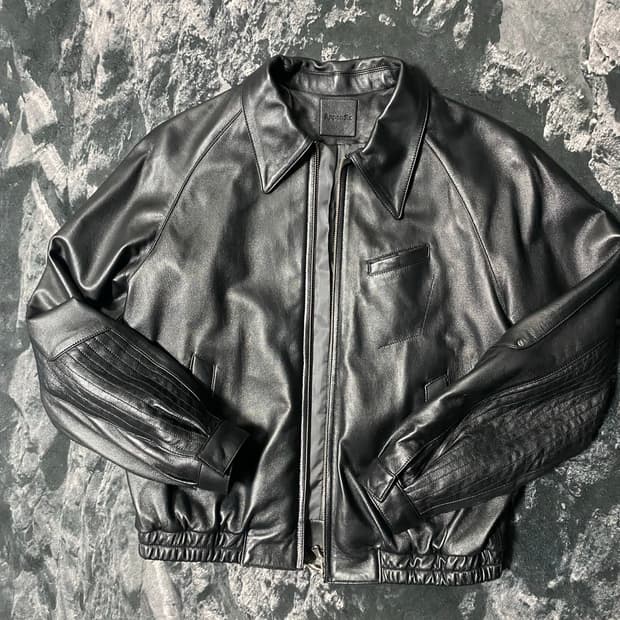 머듈 a8레더자켓 2사이즈