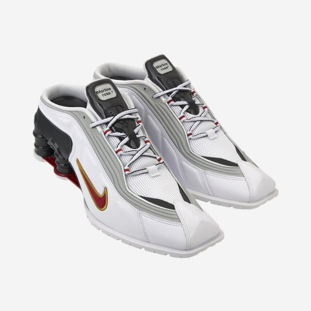 (구매) 나이키 마틴로즈 샥스 화이트 앤 바시티 레드 270