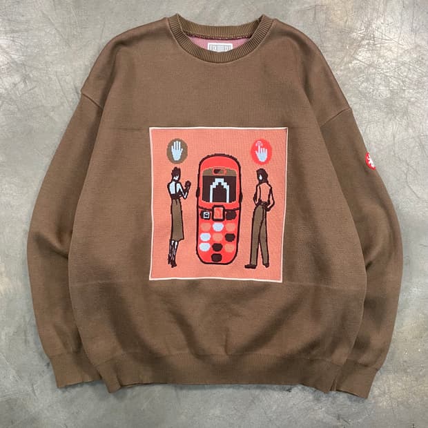 카브엠트 백뷰 니트