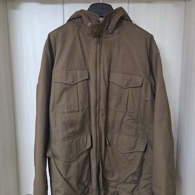 유니클로 엔지니어드가먼츠 유틸리티자켓 브라운 (XL)