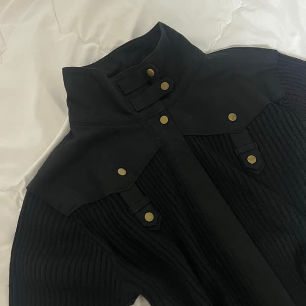 vintage high neck knit