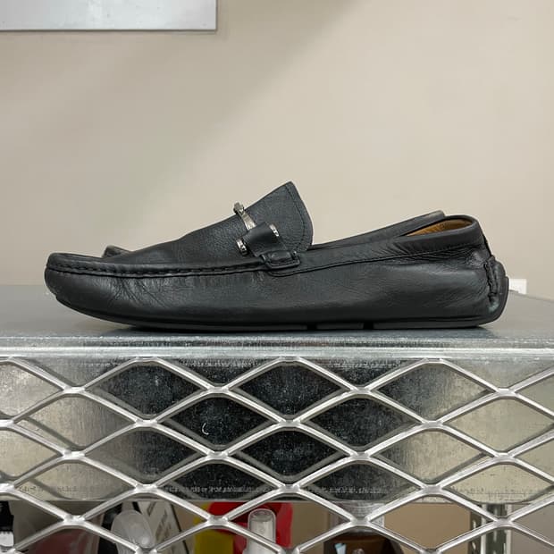 구찌 블랙 레더 홀스빗 로퍼 8