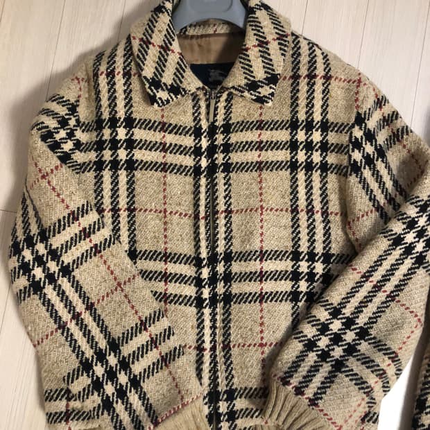 버버리 런던 모직 자켓 50