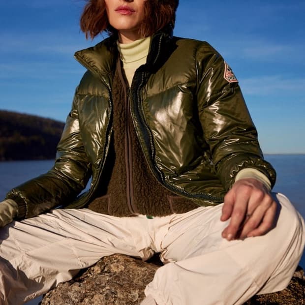 피레넥스 빈티지 미틱 다운 DEEP KHAKI 패딩