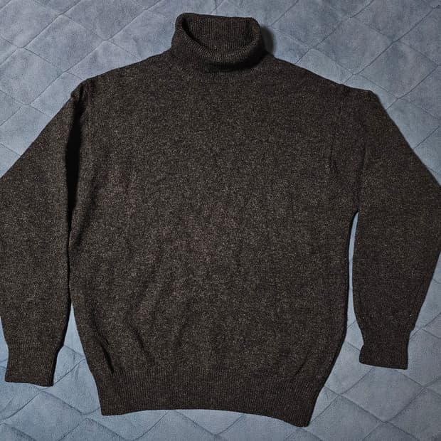 BEAMS 빔즈 터틀넥 울 니트