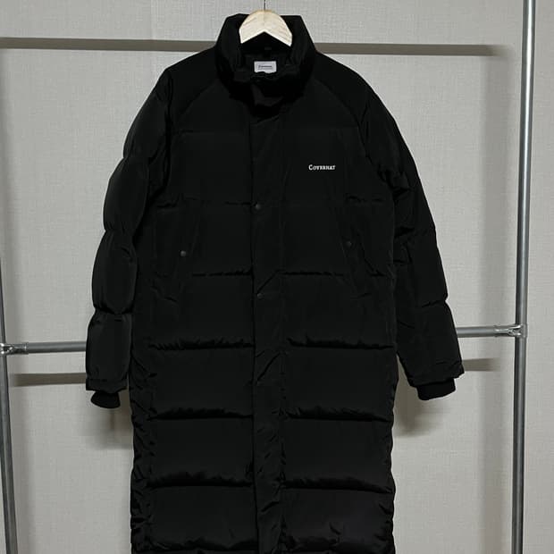 커버낫 블랙 롱패딩 M