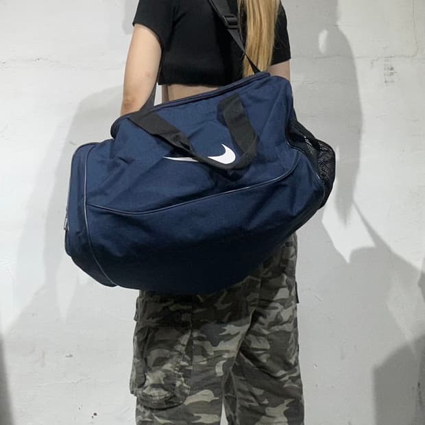 나이키 네이비 빅스우시 더플백 헬스 운동 가방 토트백 