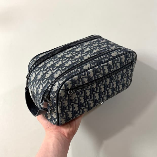 [정품/당일출고]디올 오블리크 토일레트리 클러치