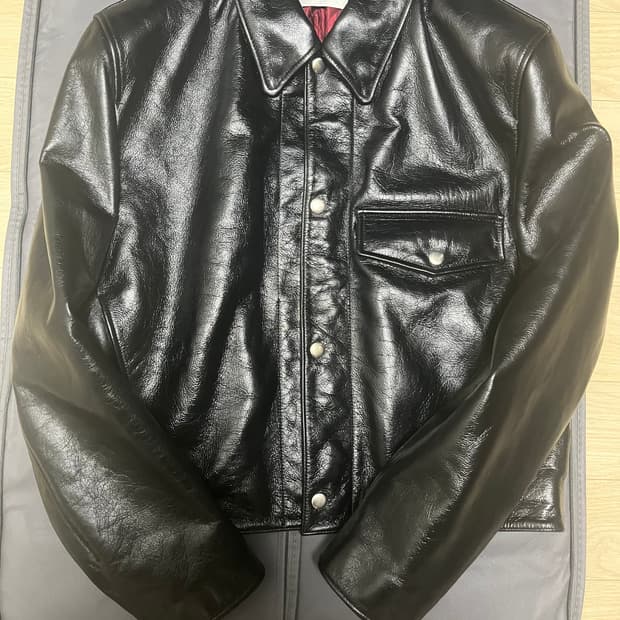 토니웩 레더 바이커 자켓 M