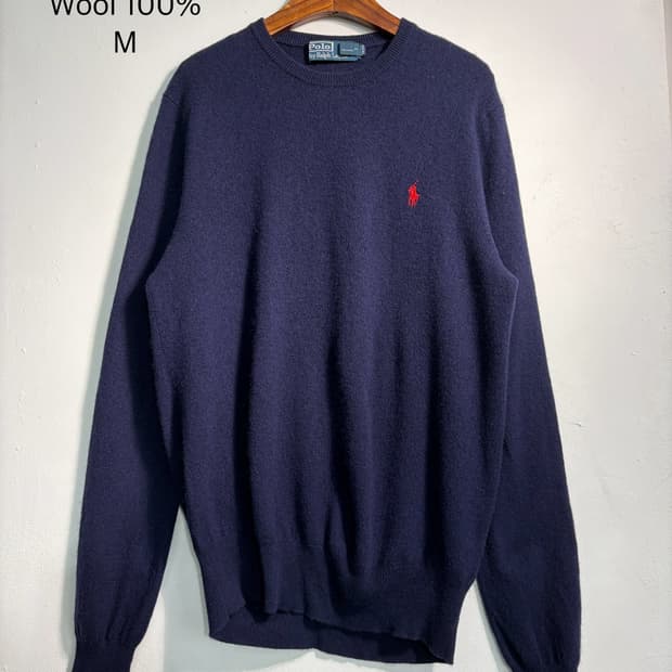 Polo 폴로 랄프로렌 wool 100% 니트 m
