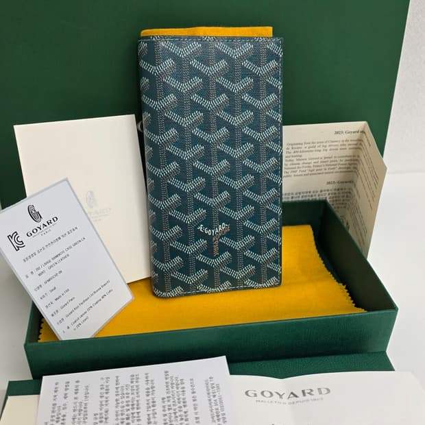 [미사용,풀구성]고야드 생로슈 장지갑 그린