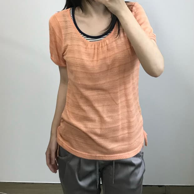 빈티지 레이어드 탑