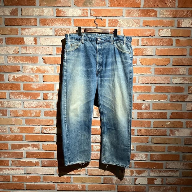 80s USA 빈티지 리바이스 505 오렌지탭 데님 팬츠