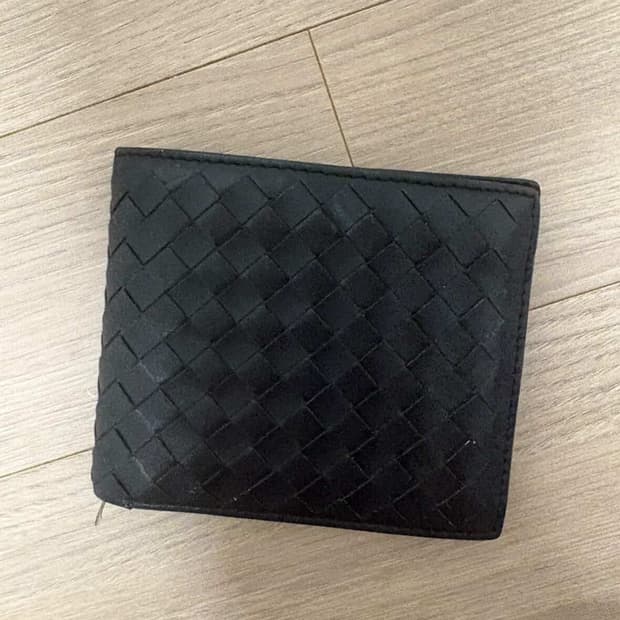 보테가 인트레치아토 반지갑 블랙