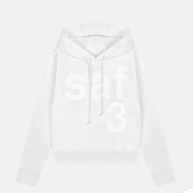 사파리스팟 SAFARISPOT 1/2 BASIC 후드티 화이트