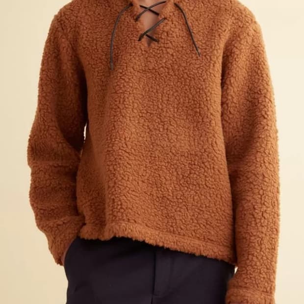 [L] 보디 울 플리스 풀오버