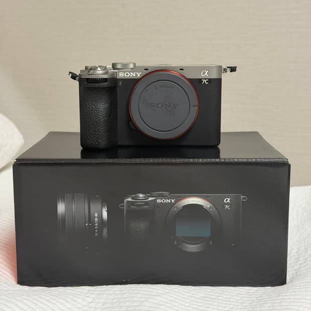(급처)소니 A7C2 실버 바디 풀박스
