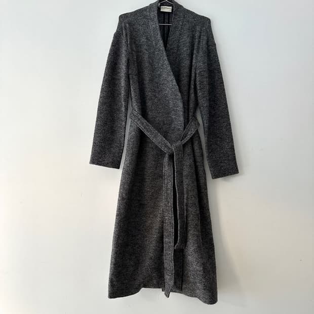 PURE DKNY strape easy cardigan / grey