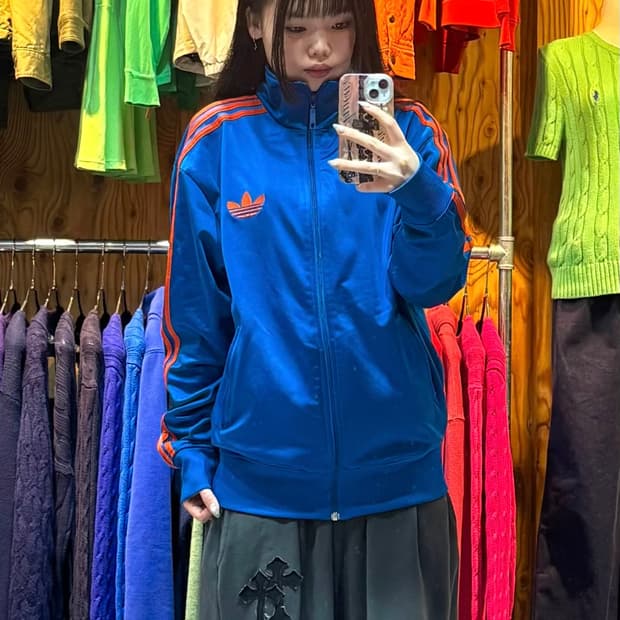 M 아디다스 파이어버드 OG 마린 블루 트랙탑